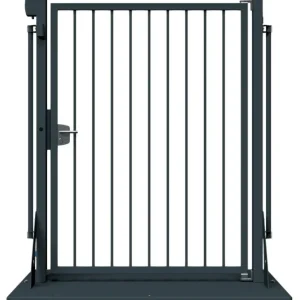 Super-Preis Schake Vector V-Door tiefschwarz - Klinke - Bauzaunmodul