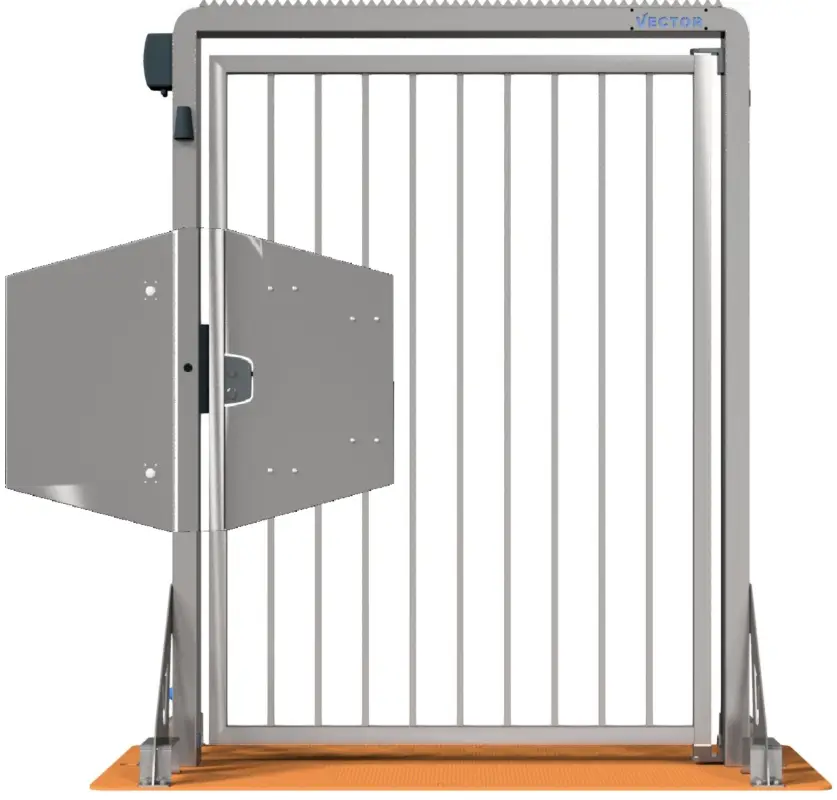 Schake Vector V-Door-Steelplate verzinkt - Fluchttür Rabatt