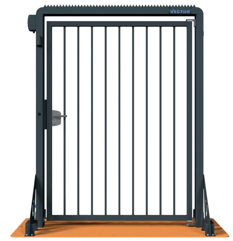Sale Schake Vector V-Door-Steelplate tiefschwarz - Klinke