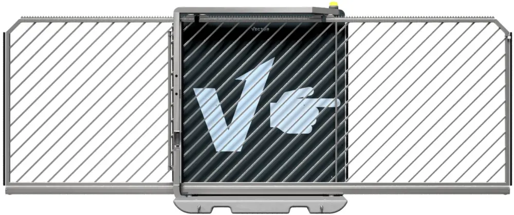 Schake Vector V-Gate-Simple verzinkt - Lichtschranke - Bauzaunmodul Knallerangebot
