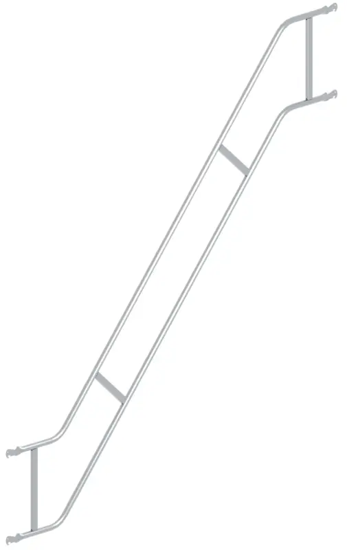 Layher AGS Treppengeländer 2,57 m Echt