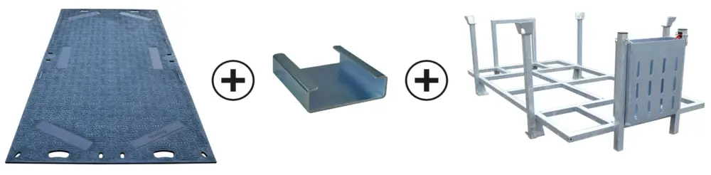 Highlight LuxTek Fahrplatten Set Multi-Save 14 mm - 29 m²