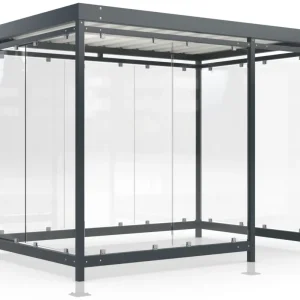 WSM Überdachung Köln - K3 d b UP Bausatz - RAL 7016 Knallerangebot