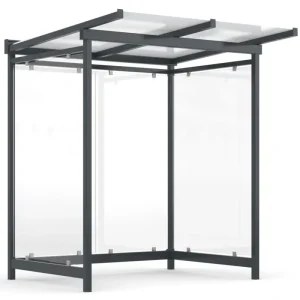 Saisonangebot WSM Überdachung Dresden - D2 a a UP Fertig montiert - RAL 7016