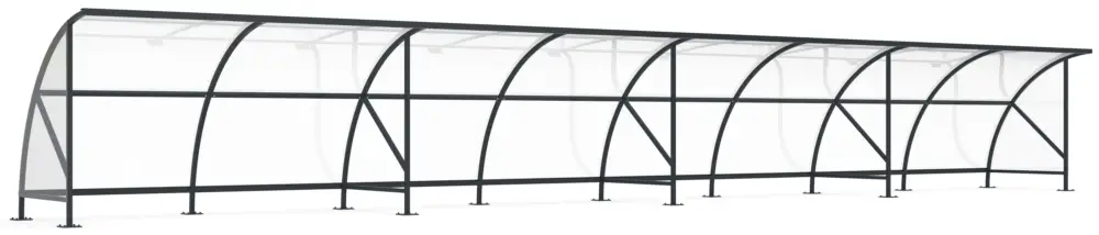 Sofort Bestellen WSM Überdachung Bamberg - B 1 16 Bausatz - RAL 7016