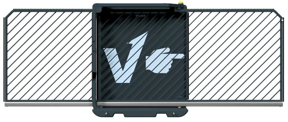 Schake Vector V-Gate-Simple tiefschwarz - Laserscanner Highlight
