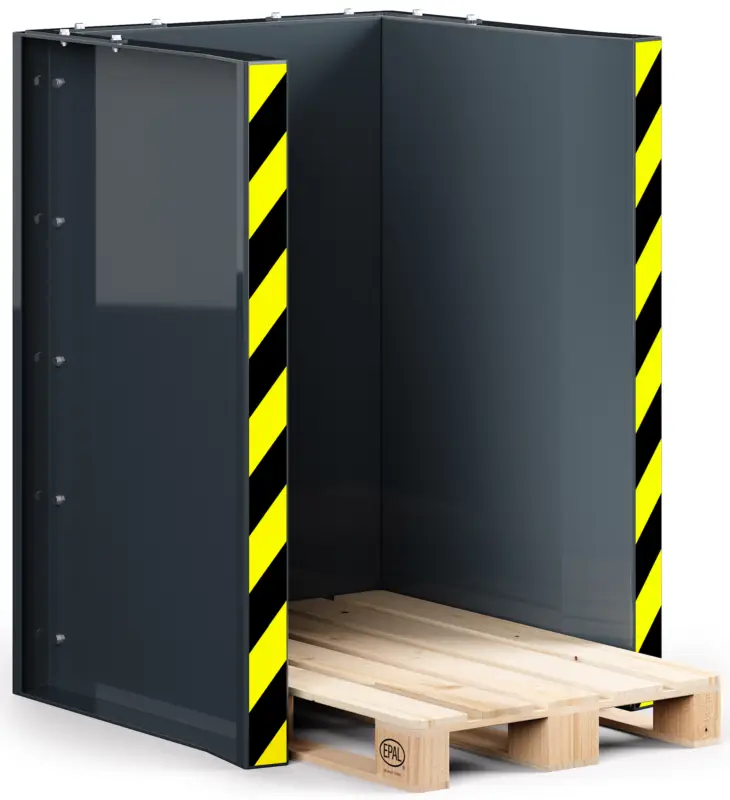 Neu RR Industrietechnik Paletten Stapelstation RPS-10 - RAL 7016