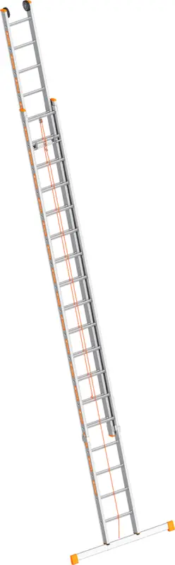 Layher Seilzugleiter Alu 2x18 Sprossen - hawego Set Sonderaktion