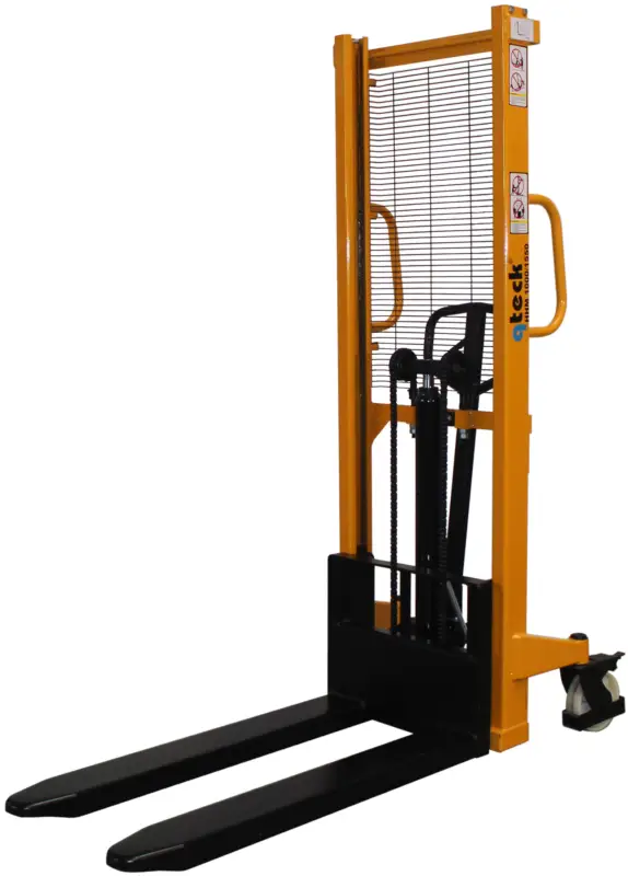 qteck Hochhubwagen manuell 1,0 t - Gabellänge 1150 mm - Hubhöhe 1550 mm Echt