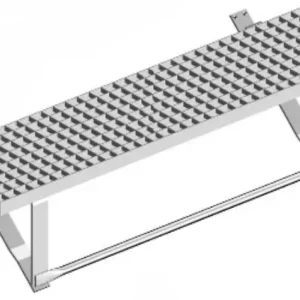 Neu Layher Bautreppe Trittelement ohne Aufnahme 1000 x 240 mm