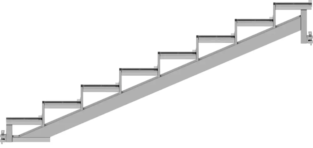 Layher U-Treppenwange 750 LW - 8 Stufen Must-Have