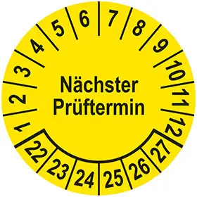 euroline Prüfplakette - VE 15 Stück Preiswert