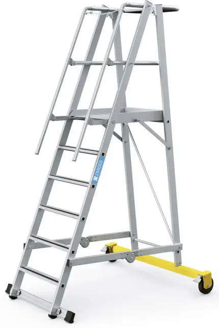 Neu ZARGES Plattformleiter ZAP Safemaster Plus S - 6 Stufen