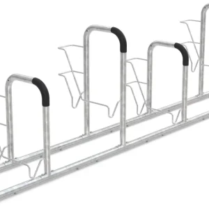 Nur Heute WSM Fahrradständer Anlehnbügel 6004 Stahl - 4 Einstellplätze