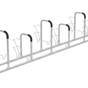 WSM Fahrradständer Anlehnbügel 6010 Stahl - 10 Einstellplätze Expressversand