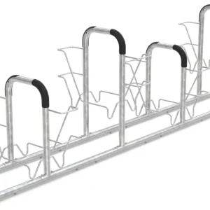 WSM Fahrradständer Anlehnbügel 6108 Stahl - 8 Einstellplätze Solange Der Vorrat Reicht