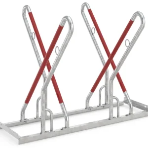 WSM Fahrradständer Anlehnbügel 0514 XBF Stahl - 4 Einstellplätze Angebot