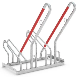 WSM Fahrradständer Anlehnbügel 2502 Stahl - 2 Einstellplätze Top-Preis
