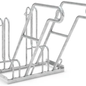 Geprüft WSM Fahrradständer Anlehnbügel 4602 Stahl - 2 Einstellplätze