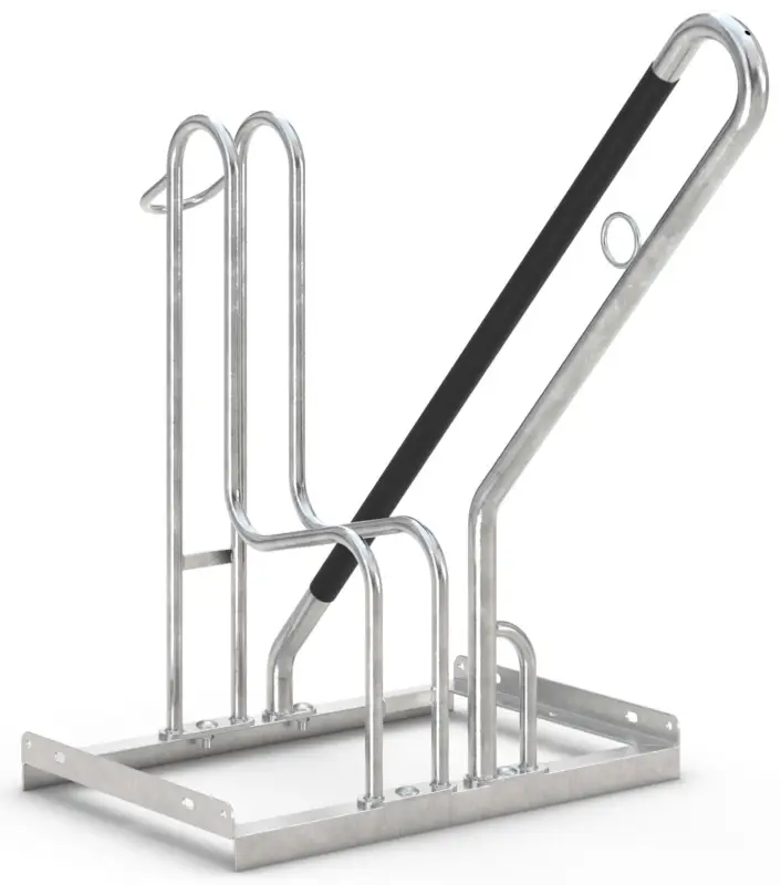 Zertifiziert WSM Fahrradständer Anlehnbügel 4801 XXBF High Stahl - 1 Einstellplätze