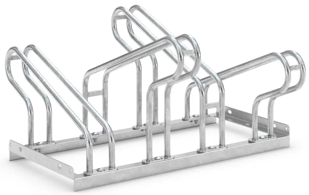 WSM Fahrradständer Bügelparker 2154 BF Stahl - 4 Einstellplätze Saisonangebot