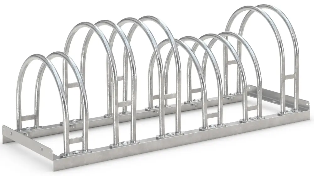 Billig WSM Fahrradständer Bogenparker 5156 Stahl - 6 Einstellplätze