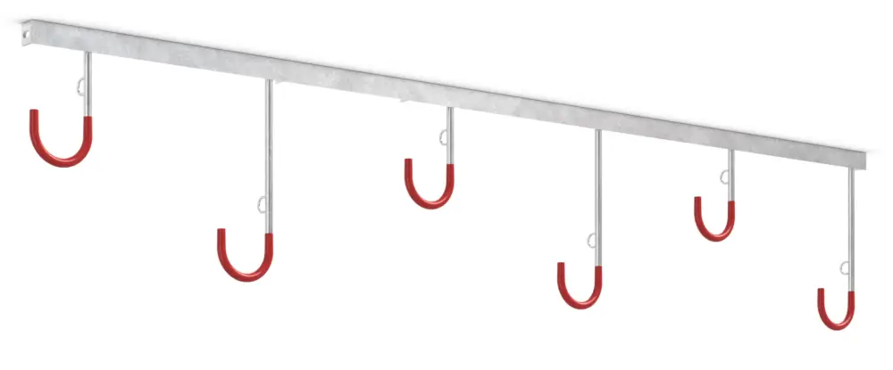 WSM Fahrradhalter Decken-Hängeparker 3806 Stahl - 6 Einstellplätze Knallerangebot