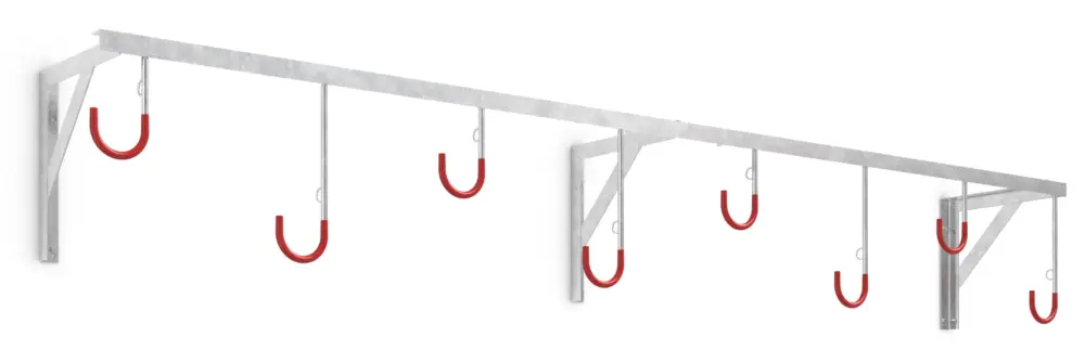 Sichere Zahlung WSM Fahrradhalter Wand-Hängeparker 3878 Stahl - 8 Einstellplätze