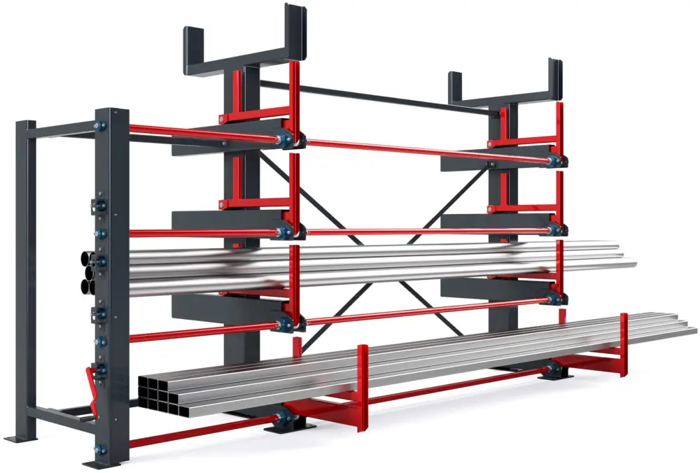 RR Industrietechnik Schwerlast Roll-Aus-Regal RRS-EM 760 4 Finale Aktion