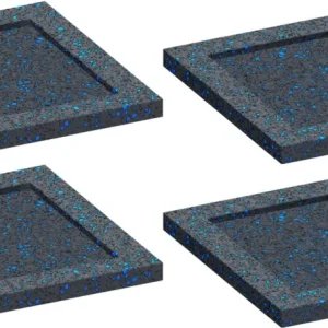 Aktuell Layher Gummiunterlage für Fußspindel - 4er Set