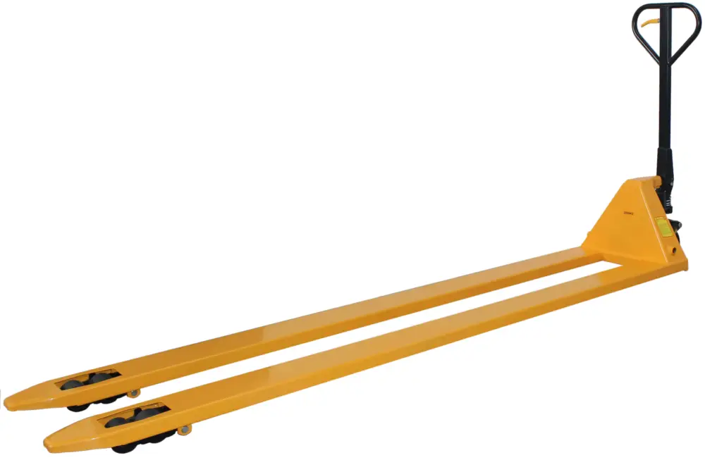 qteck Hubwagen 2,0 t - Gabellänge 2500 mm - PU PU tandem Saisonangebot