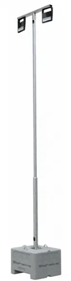 Schake Lampenmast Komplettset Aluminum 10,00 m Knallerangebot