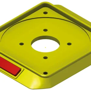 Neue Kollektion MJ Gerüst UNI-CONNECT Schonunterlage für Fußspindel mit Reflektor