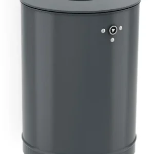Garantierte Lieferung WSM Überdachung Abfallsammler Keto PM - 35 Liter - RAL 7016