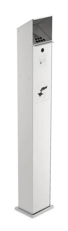 Billig WSM Überdachung Ascher Block - 5 Liter - Edelstahl