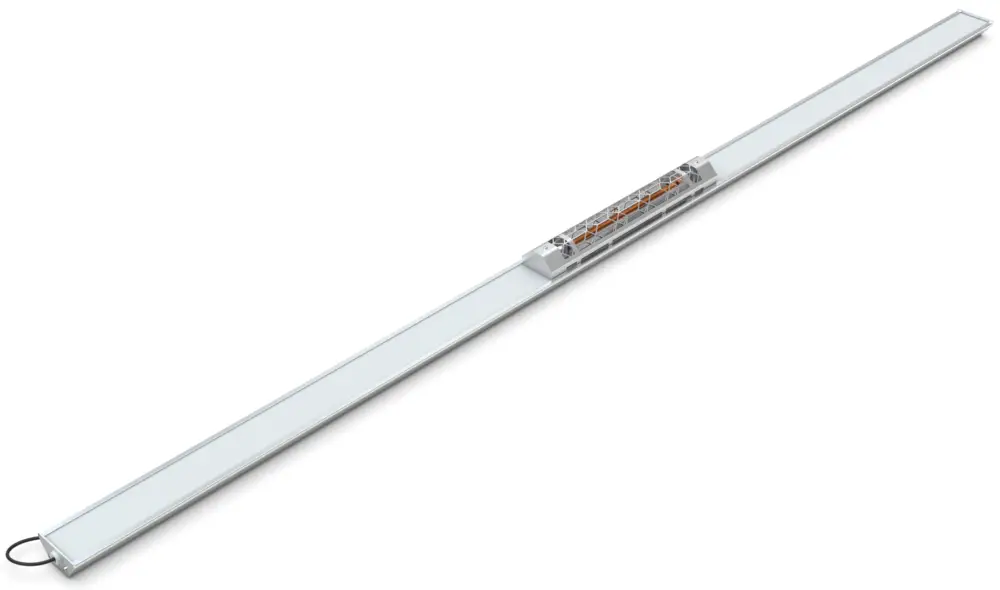 Neue Kollektion WSM Überdachung Köln Beheizungssystem InHeat - 2500 x 92 x 40 mm