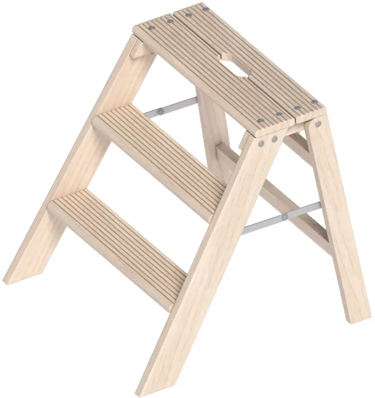 Layher Holz Stufentritt klappbar 3 Stufen Top-Seller