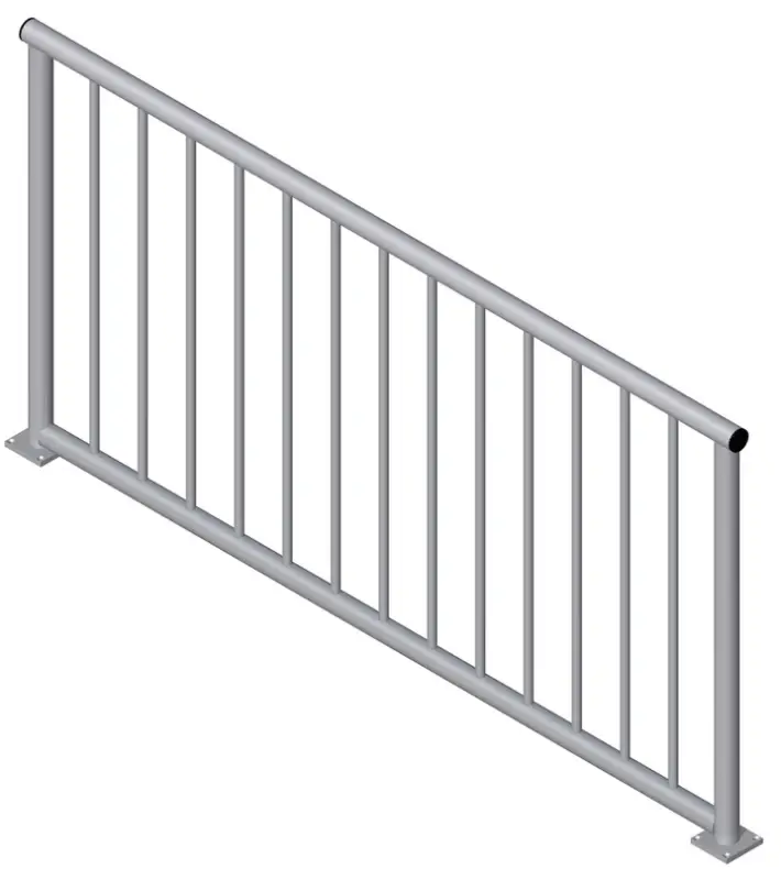 Saisonangebot Bütec Tribünengeländer Kompakt 110 Alu 2,00 m