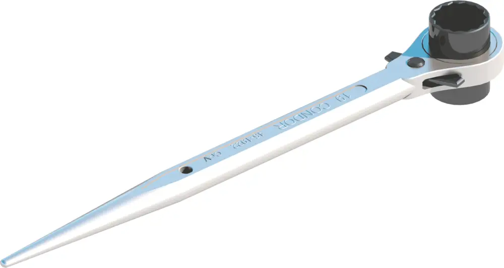 Layher Ratschenschlüssel doppelseitig SW 19 SW 22 Knallerangebot