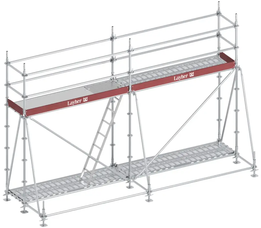 Neue Kollektion Layher Allround Bewehrungsgerüst 5,14 x 0,73 x 2,20 m