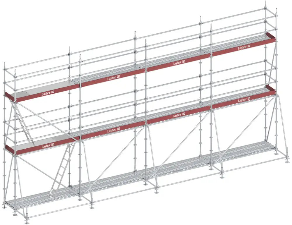 Top-Preis Layher Allround Bewehrungsgerüst 10,28 x 1,09 x 2,20 m