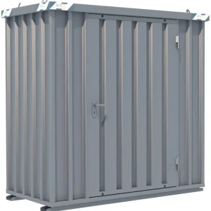 BOS Schnellbaucontainer 1100 x 2100 x 2100 mm - 1-flügelige Tür auf 2 m Seite Günstig