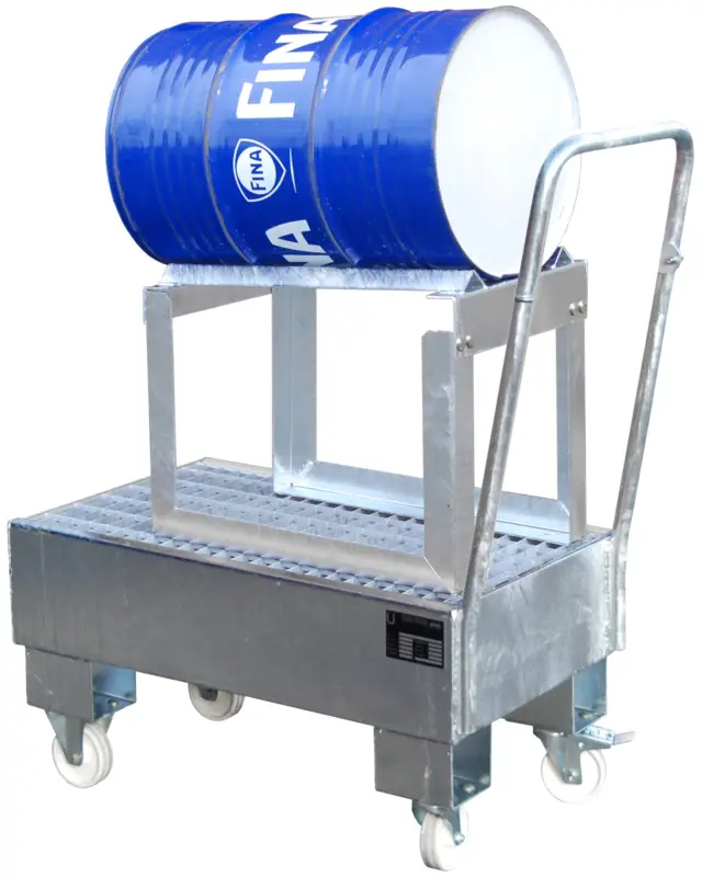 Knallerangebot Bauer Auffangwanne fahrbar Stahl AW 60-1 SRF- verzinkt