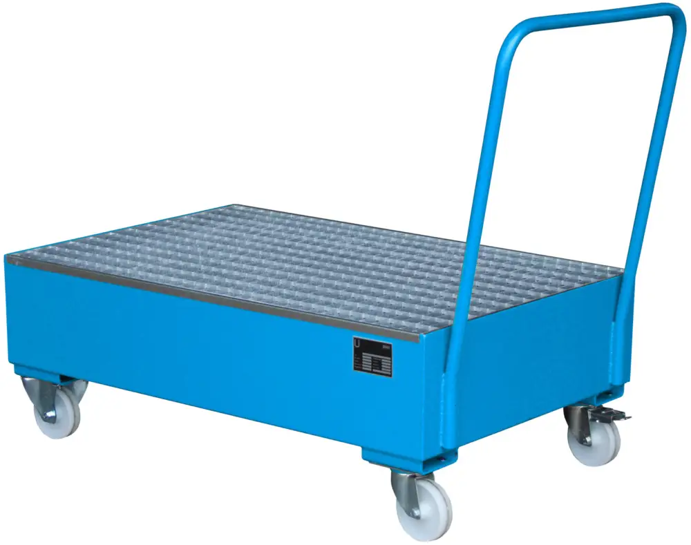Bauer Auffangwanne fahrbar Stahl Serie 2020 2021 - RAL 5012 Wochenendangebot