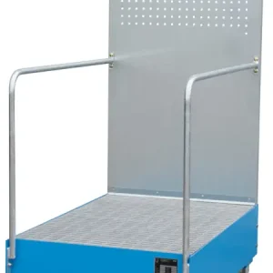 Bauer Auffangwanne fahrbar Stahl LPW 200-3 - RAL 5012 Markenprodukt
