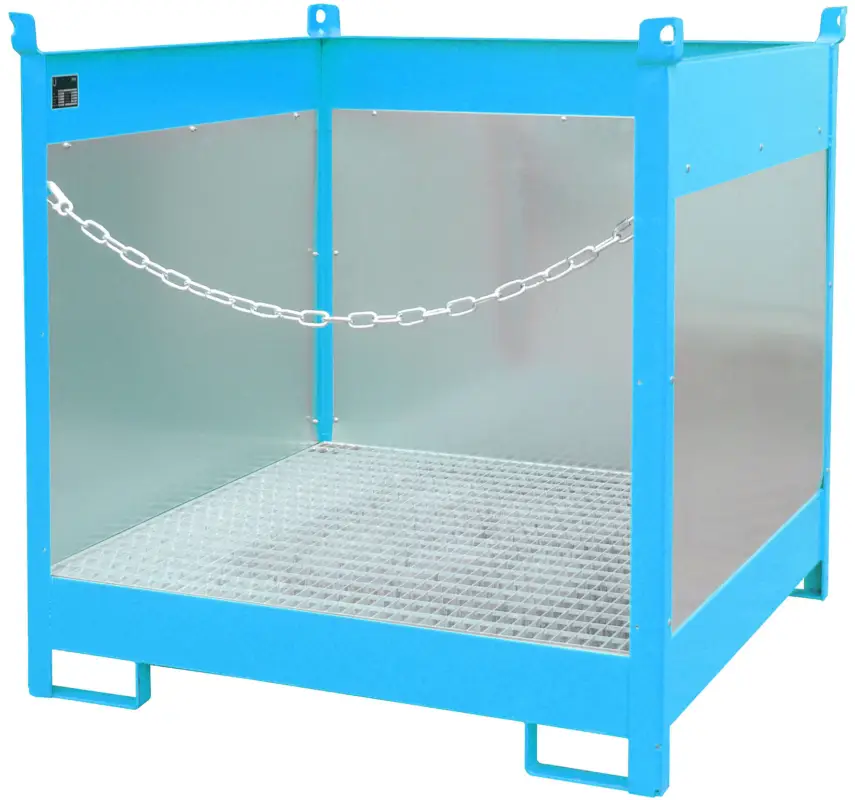 Preisreduziert Bauer Fass-Stapelpalette Stahl FSP-4 G - RAL 5012