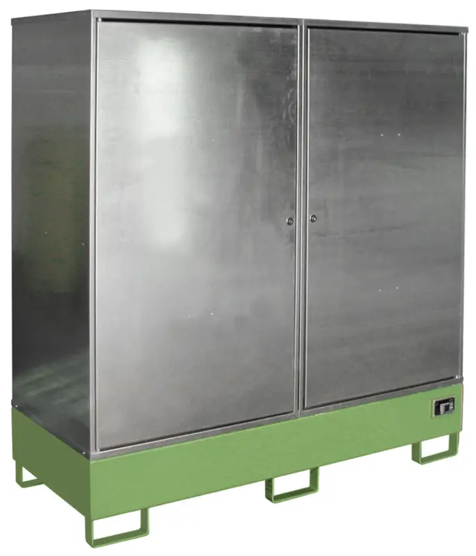 Bauer Gefahrstoffschrank Stahl GS-2 - RAL 6011 Finale Aktion