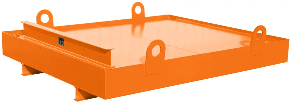 Bauer Containerwanne CW 1 - RAL 2000 Heißes Angebot