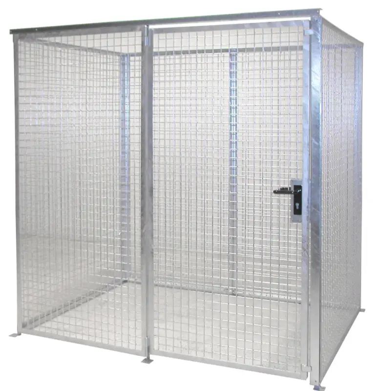 Ausverkauf Bauer Gasflaschen-Container Stahl GFC-M2