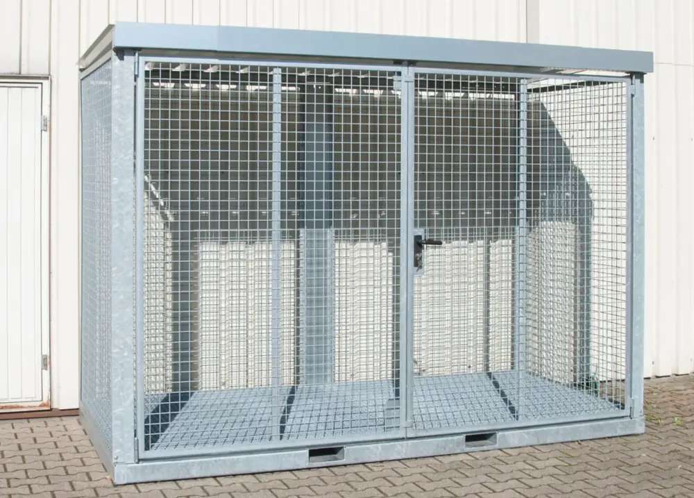 Sofort Bestellen Bauer Gasflaschen-Container Stahl GFC-E G M4